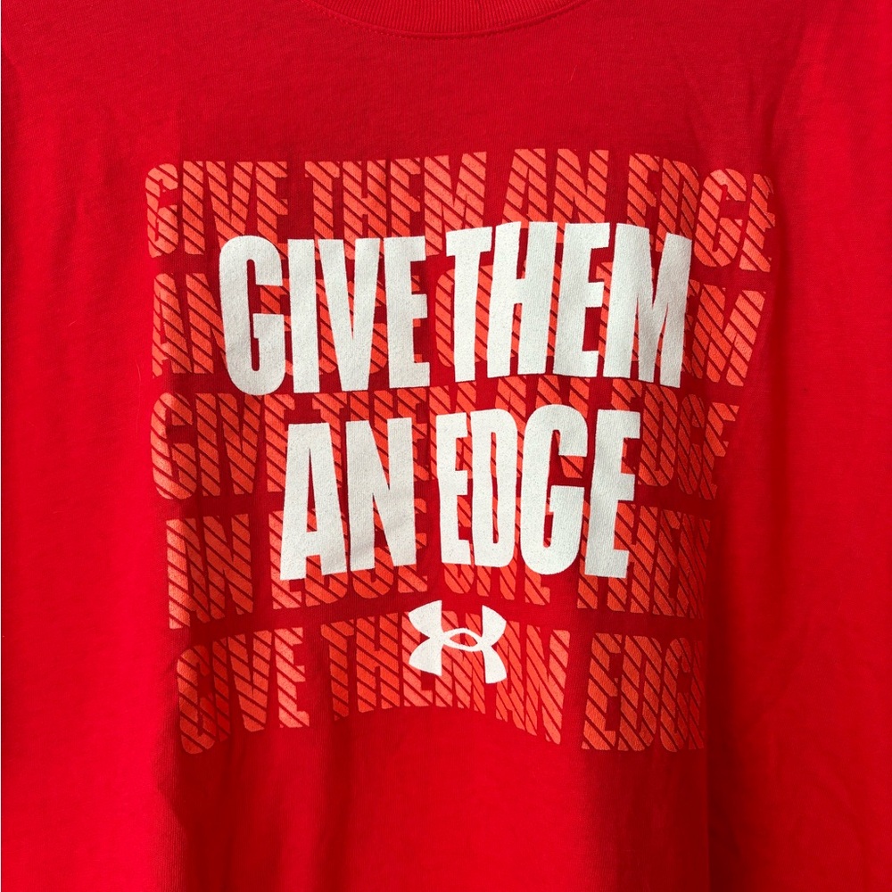 Red Under Armour Employee Tshirt - Picture 3 of 4